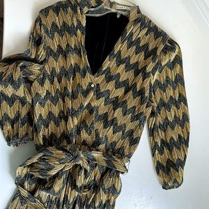 Sparkly midi dress by Alice + Olivia (size 12) - great for the holidays!